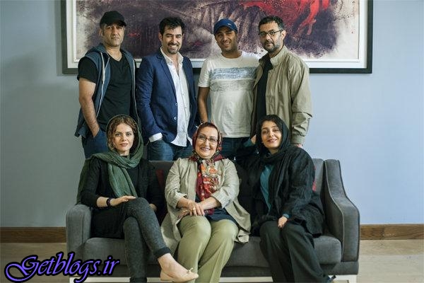 شهاب حسینی کنار پژمان جمشیدی و ساره بیات در فیلم «لابیرنت»