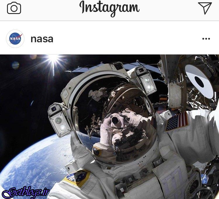 سلفی فضانورد ناسا در روز جهانی سلفی