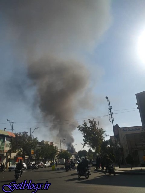 آتش‌سوزی در یک سوله در میدان هرندی پایتخت کشور عزیزمان ایران