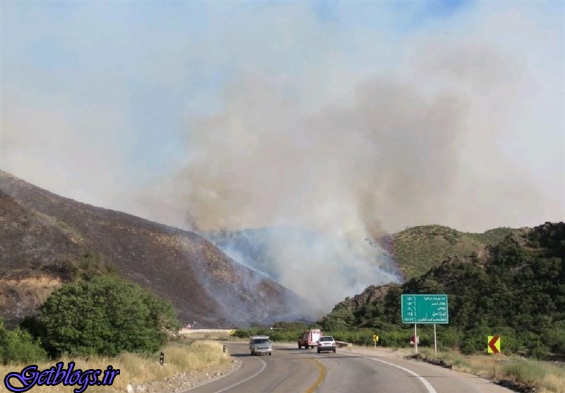 آتش‌سوزی در پارک ملی گلستان