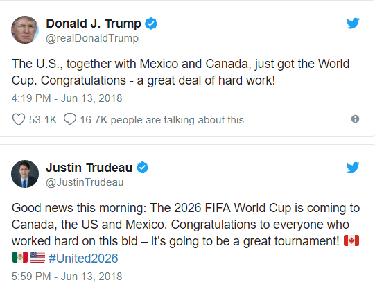 واکنش دونالد ترامپ به میزبانی آمریکا در جام جهانی ۲۰۲۶