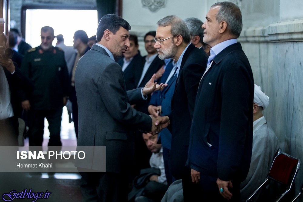 تصاویر) + مراسم بزرگداشت شهدای اتفاق تروریستی مجلس (