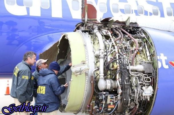 انفجار موتور هواپیما یک مسافر را کشت