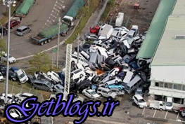 تصاویر) ، خسارات طوفان مرگبار ژاپن+ از مچاله شدن خودروها تا آب‌گرفتگی فرودگاه (