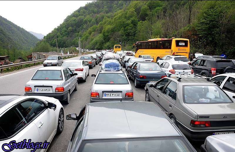 ترافیک در بزرگراه های مازندران سنگین است