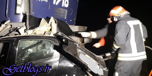 عکس) ، برخورد قطار با 206 در تبریز+ 4 کشته (